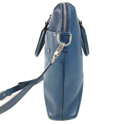 Louis Vuitton Shoulder Bag Grigori Taiga Leather Ocean Blue — view 5