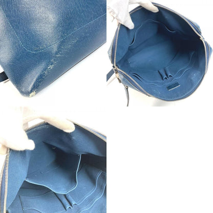 Louis Vuitton Shoulder Bag Grigori Taiga Leather Ocean Blue — view 9