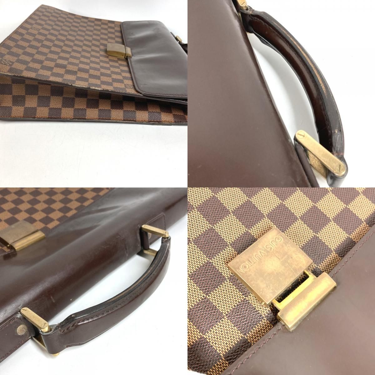 Louis Vuitton Business Bag Altona PM Damier Canvas Ebene Brown — view 7