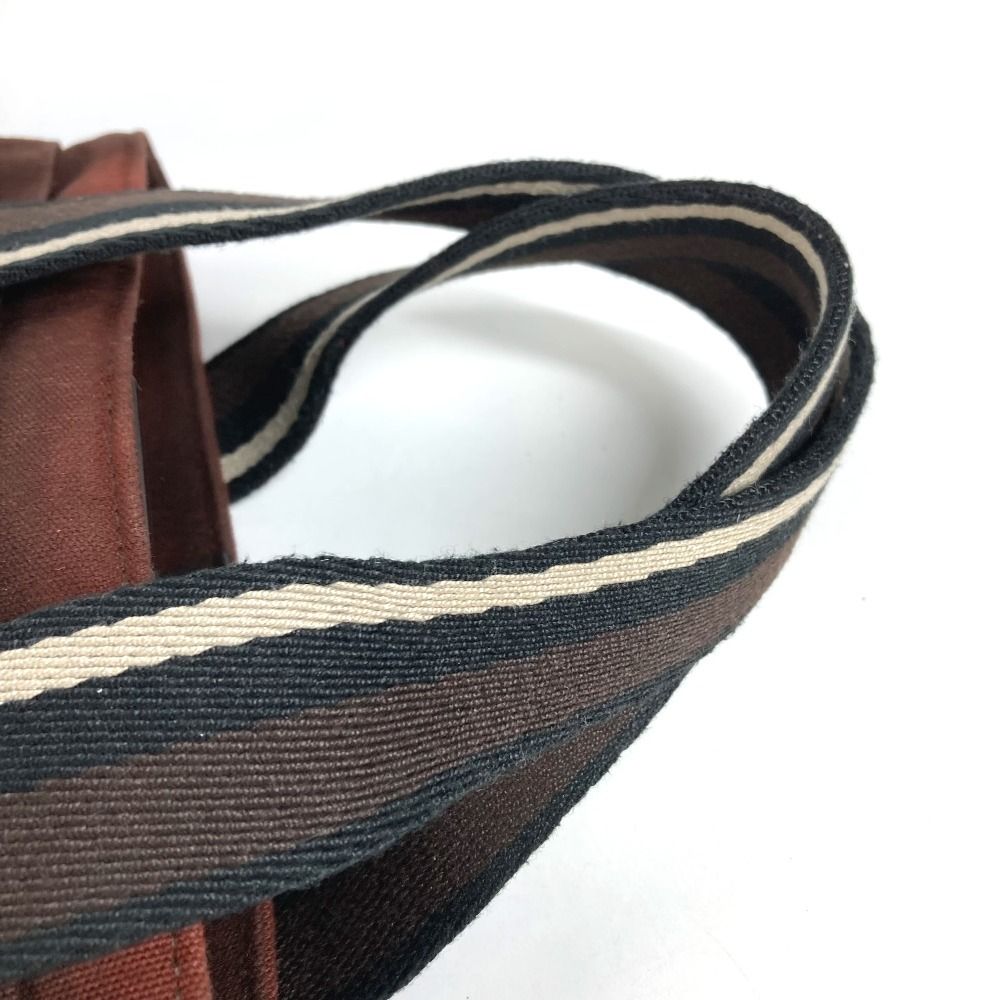 Hermes Tote Bag Troca Horizontal PM Cotton Brown — view 4
