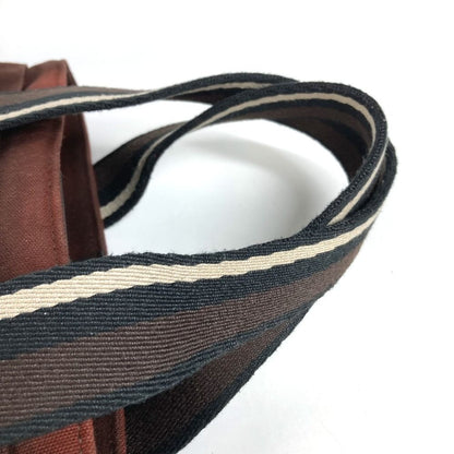 Hermes Tote Bag Troca Horizontal PM Cotton Brown — view 4