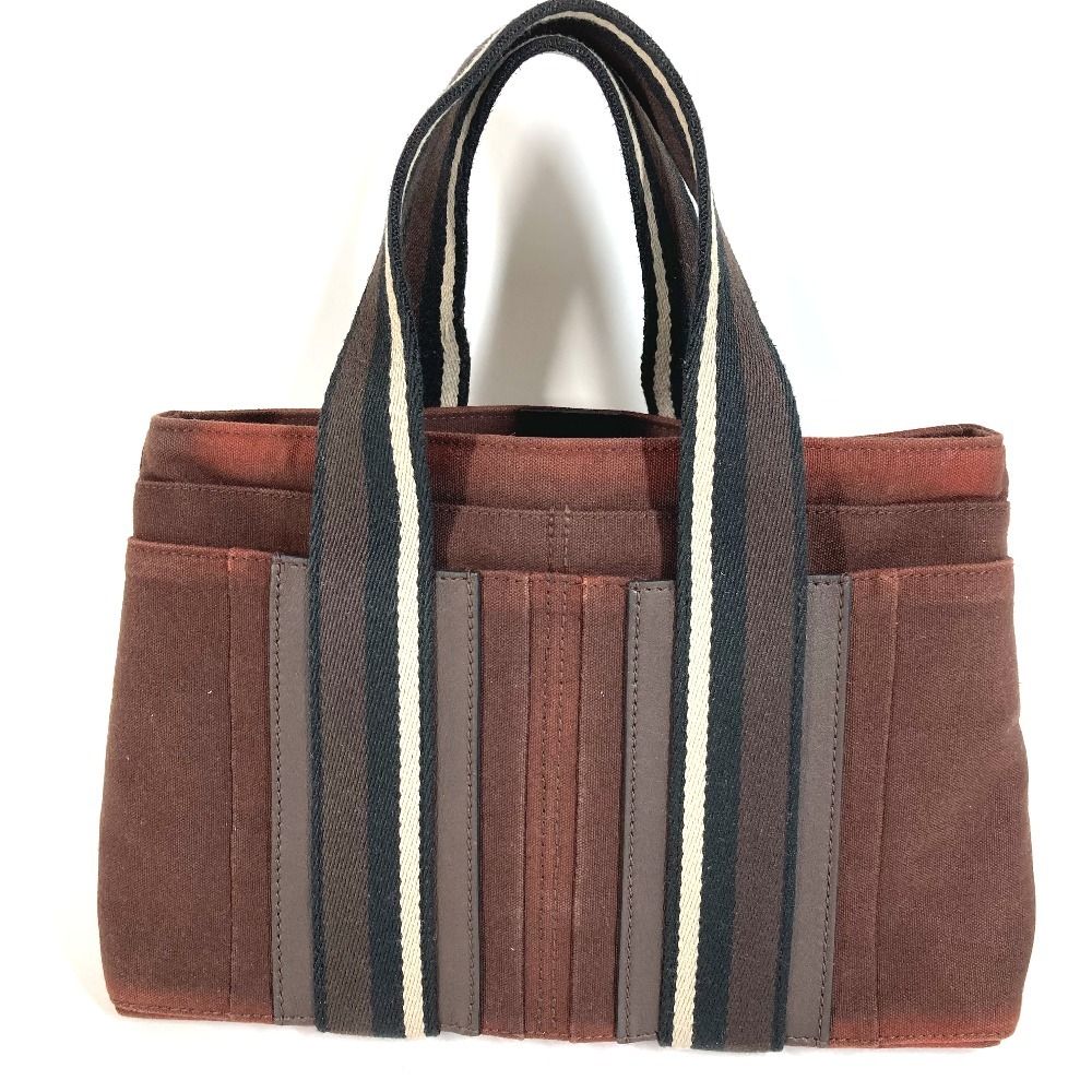 Hermes Tote Bag Troca Horizontal PM Cotton Brown — view 2