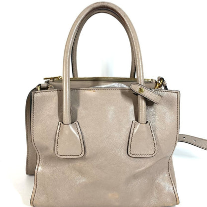 Prada Tote Leather Beige — view 2