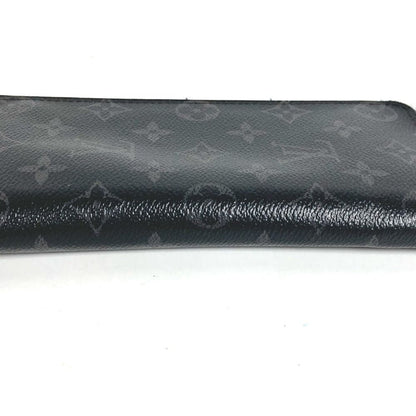 Louis Vuitton Wallet Zippy Vertical Monogram Eclipse Canvas Black — view 4