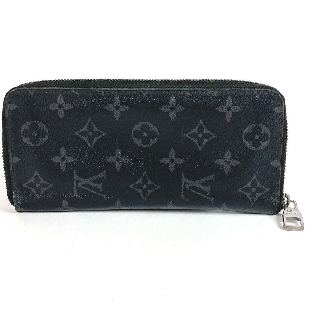 Louis Vuitton Wallet Zippy Vertical Monogram Eclipse Canvas Black — view 2