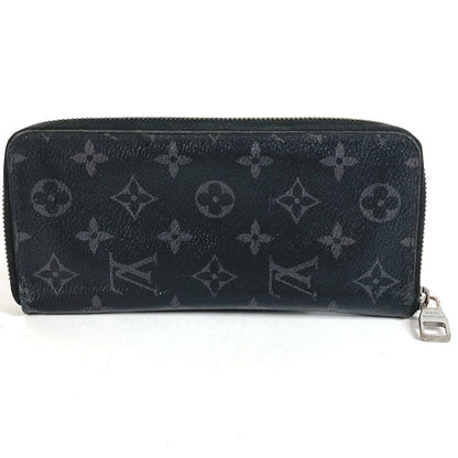 Louis Vuitton Wallet Zippy Vertical Monogram Eclipse Canvas Black — view 2