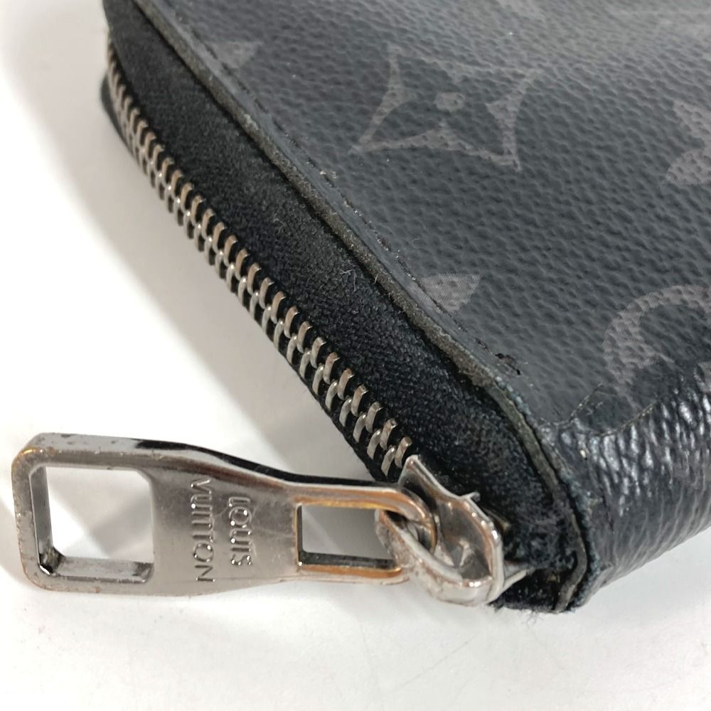 Louis Vuitton Wallet Zippy Vertical Monogram Eclipse Canvas Black — view 5