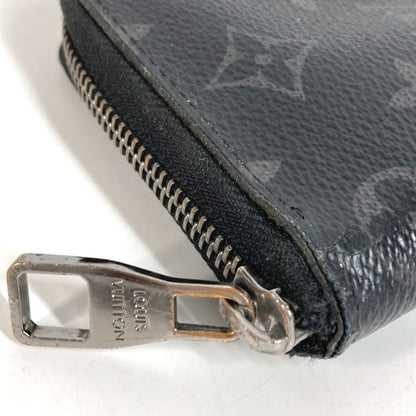 Louis Vuitton Wallet Zippy Vertical Monogram Eclipse Canvas Black — view 5