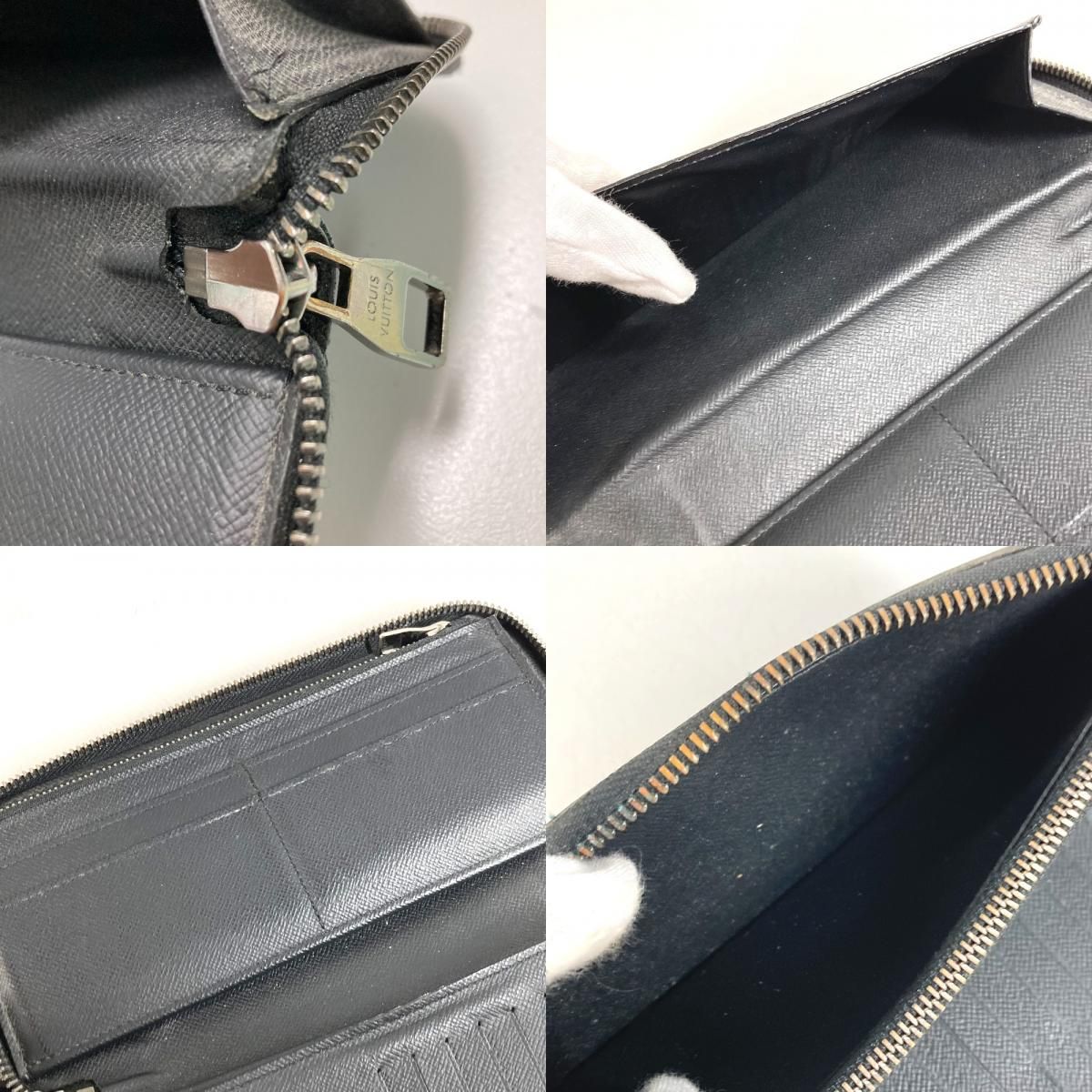 Louis Vuitton Wallet Zippy Vertical Monogram Eclipse Canvas Black — view 8