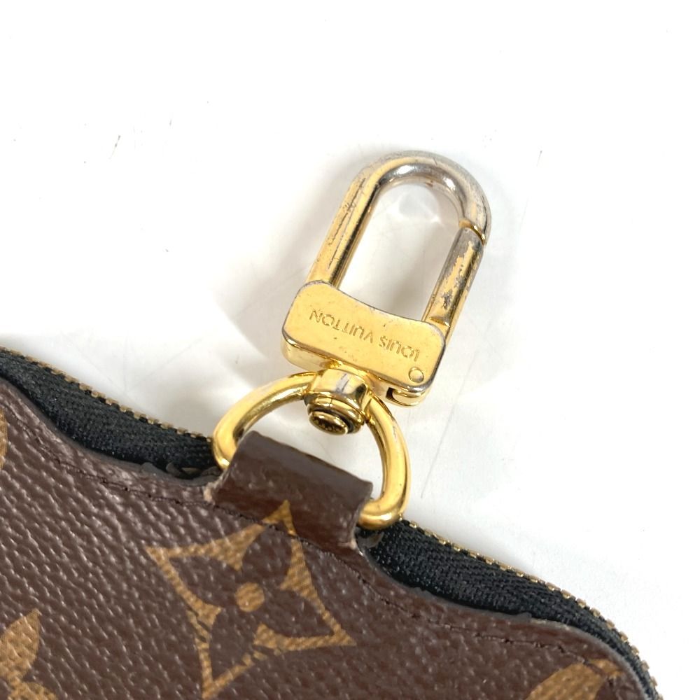 Louis Vuitton Coin Case Card Holder Leather Black — view 7