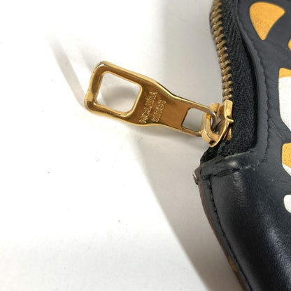 Louis Vuitton Coin Case Card Holder Leather Black — view 5