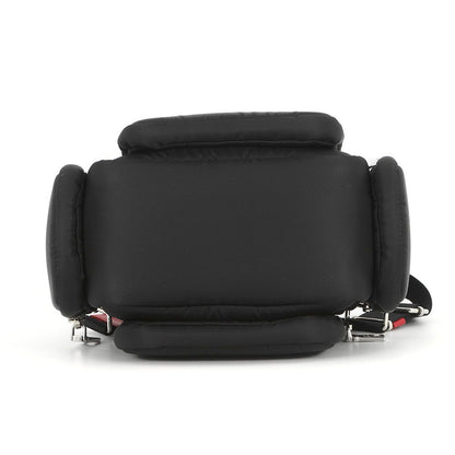 Prada Multi Pocket Nylon Leather 2-Way Shoulder Bag Black — view 3