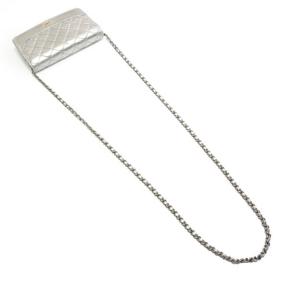 Chanel Shoulder Bag Quilted Lambskin Chain Wallet — view 8