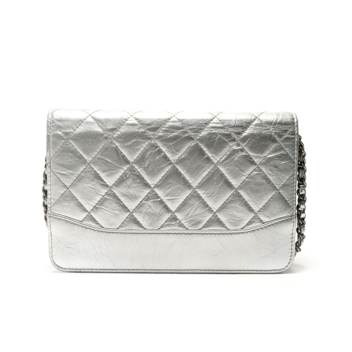 Chanel Shoulder Bag Quilted Lambskin Chain Wallet — view 2