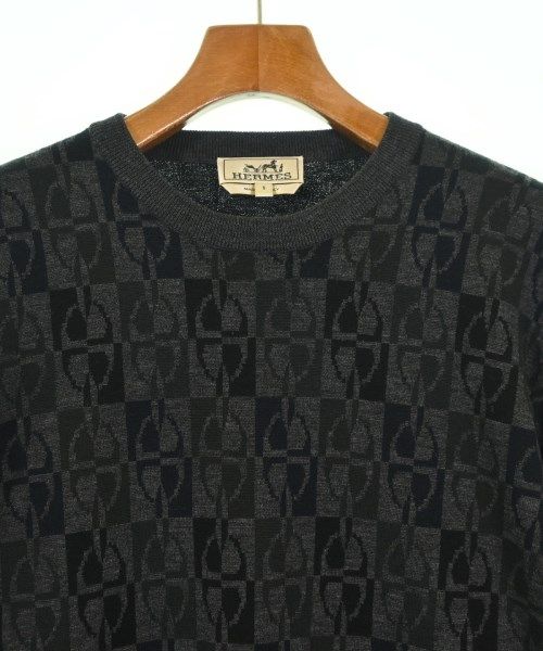 Hermes Knit Sweater Gray — view 4