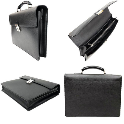 Louis Vuitton Epi Neo Robusto 2 Black Business Document Purse Briefcase — view 2
