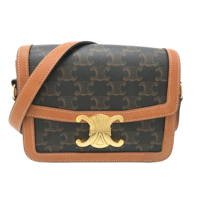 Celine Shoulder Bag Brown