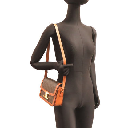 Celine Shoulder Bag Brown — view 9