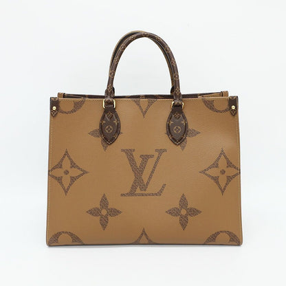 Louis Vuitton Ten On The Go Tote 2-Way Monogram Giant Reverse Gold Leather — view 2