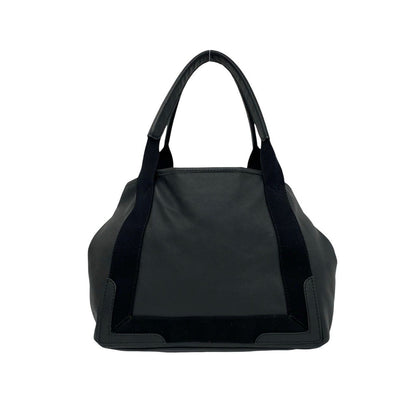 Balenciaga Navy Cabas XS Leather Tote Shoulder Black — view 3