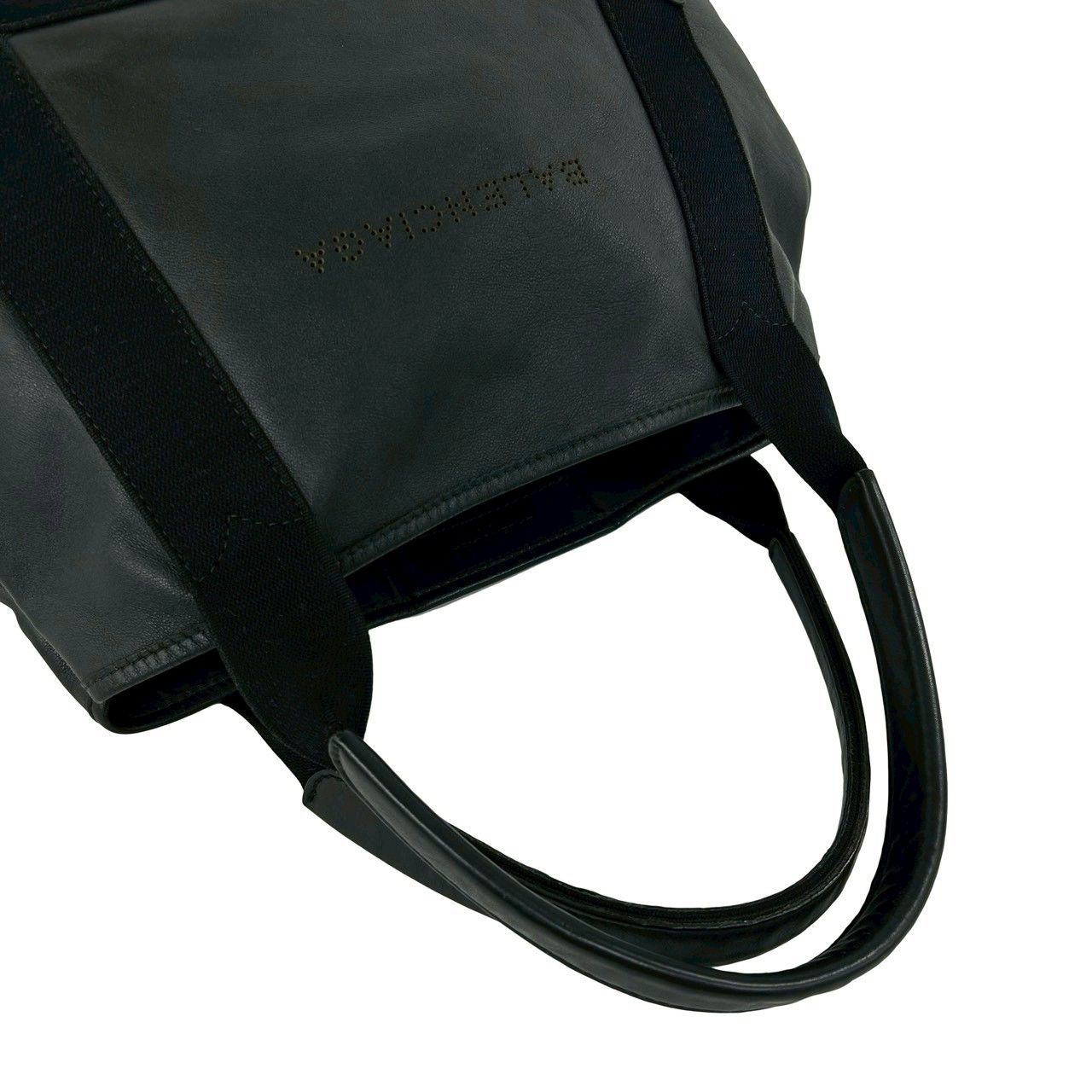 Balenciaga Navy Cabas XS Leather Tote Shoulder Black — view 4