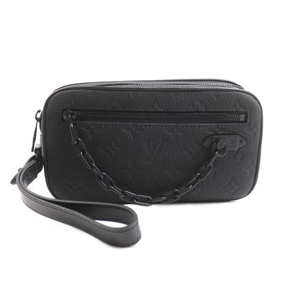 Louis Vuitton Taurillon Pochette Volga Second Bag Black