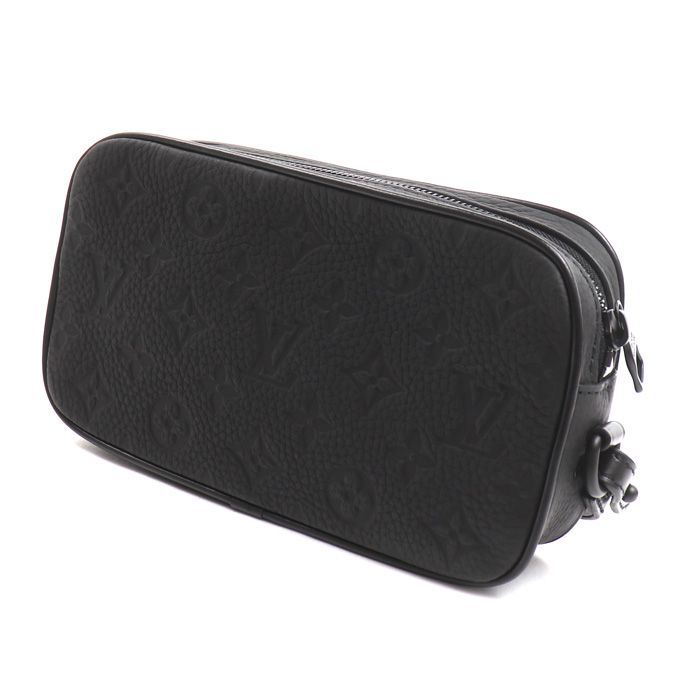 Louis Vuitton Taurillon Pochette Volga Second Bag Black — view 2