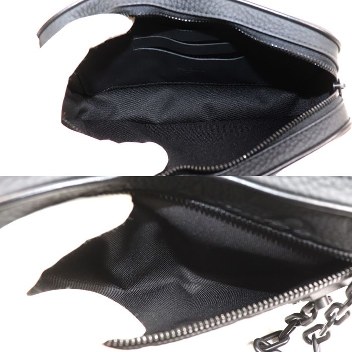 Louis Vuitton Taurillon Pochette Volga Second Bag Black — view 4