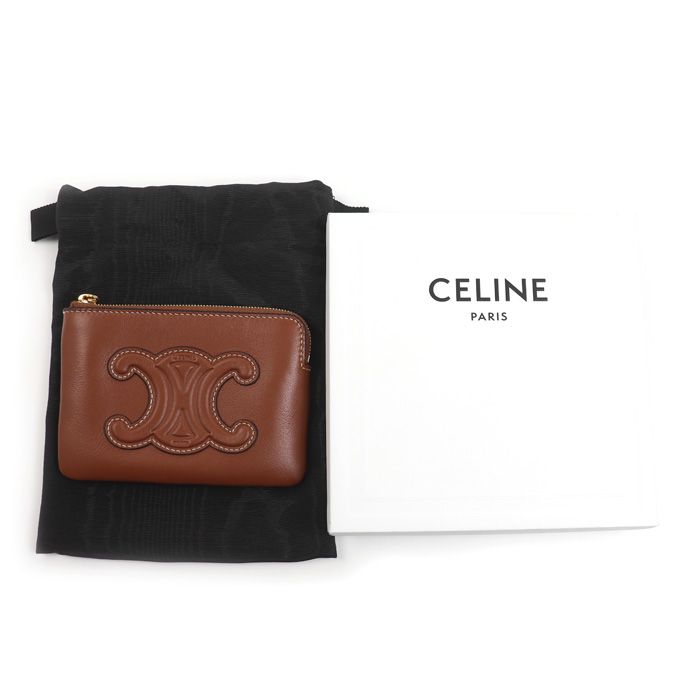 Celine Trio Coin Case Brown — view 5