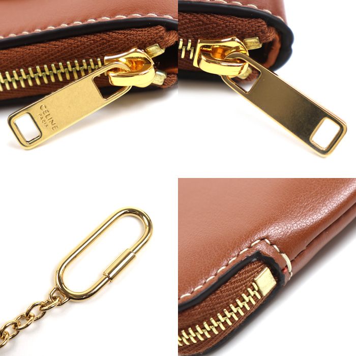 Celine Trio Coin Case Brown — view 4