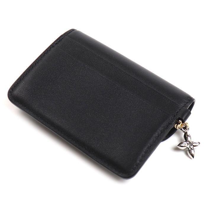 Louis Vuitton Blue Card Holder Recto Verso Case Black — view 2