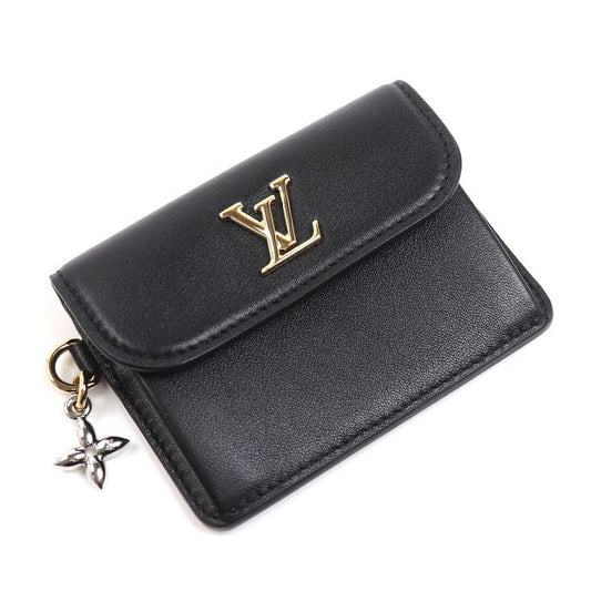 Louis Vuitton Blue Card Holder Recto Verso Case Black