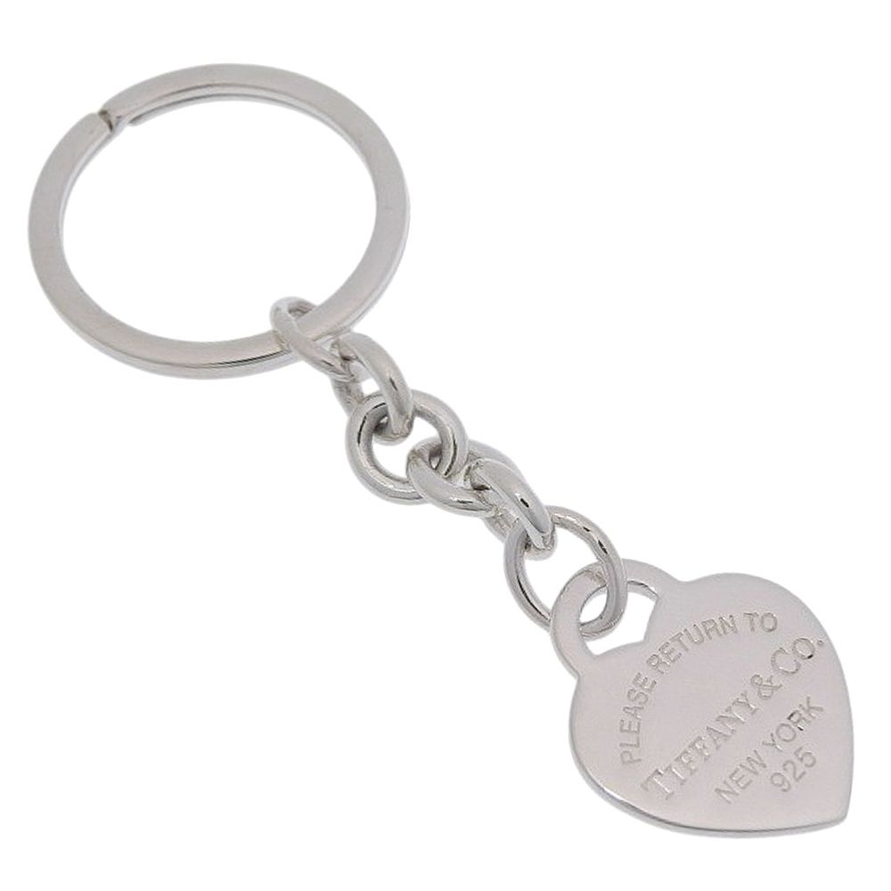 Tiffany & Co Key Ring Heart 925 Sterling Silver Key Holder