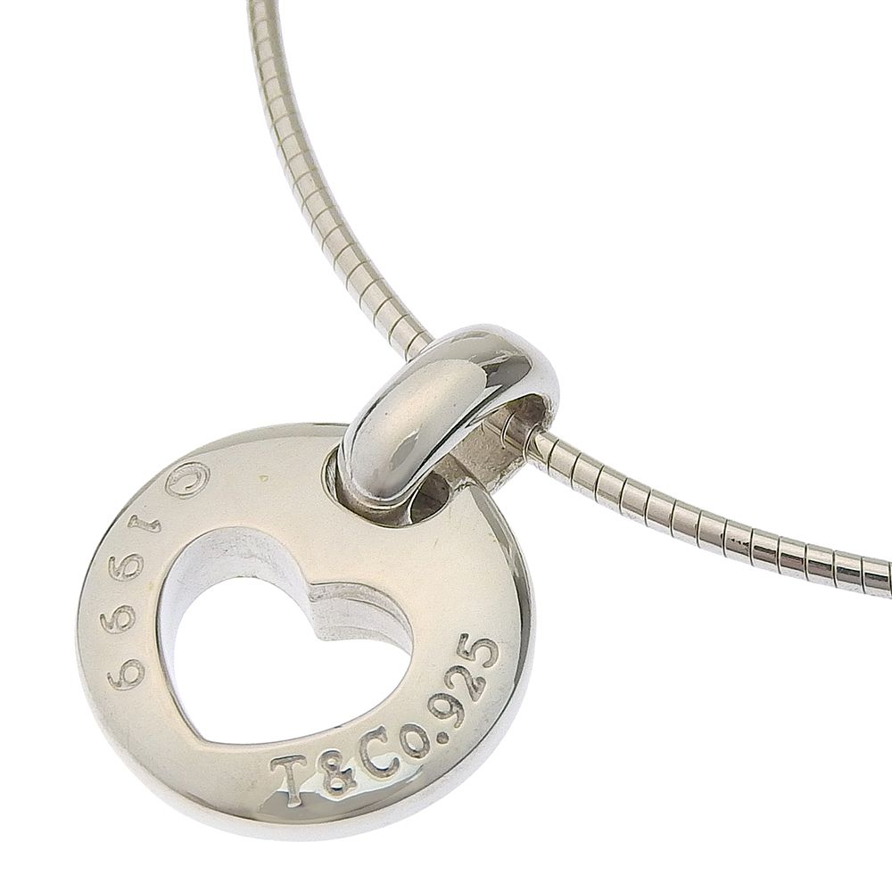 Tiffany & Co Heart Choker 925 Sterling Silver Necklace — view 3