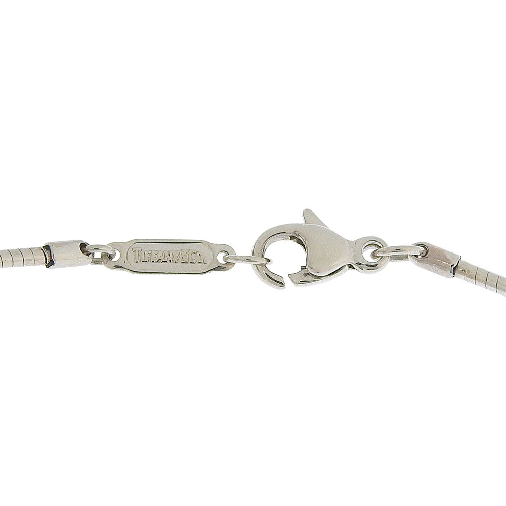 Tiffany & Co Pierced Cross Choker 925 Sterling Silver Necklace — view 6