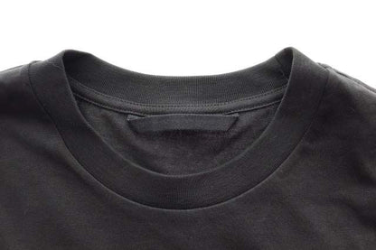 Moncler Logo Print Cotton T-Shirt Black XL — view 4