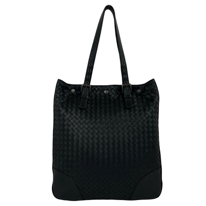 Bottega Veneta Leather Tote Business Handbag Black — view 3