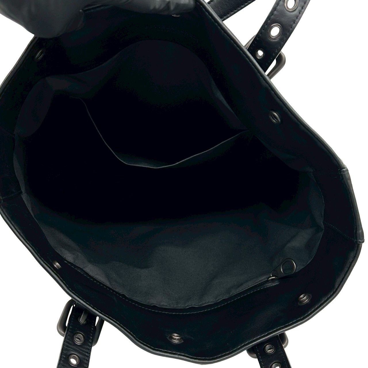 Bottega Veneta Leather Tote Business Handbag Black — view 9