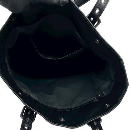 Bottega Veneta Leather Tote Business Handbag Black — view 9