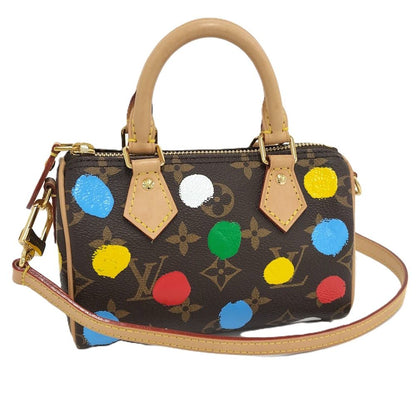 Louis Vuitton Nano Speedy 2-Way Shoulder Bag Yayoi Kusama Collaboration