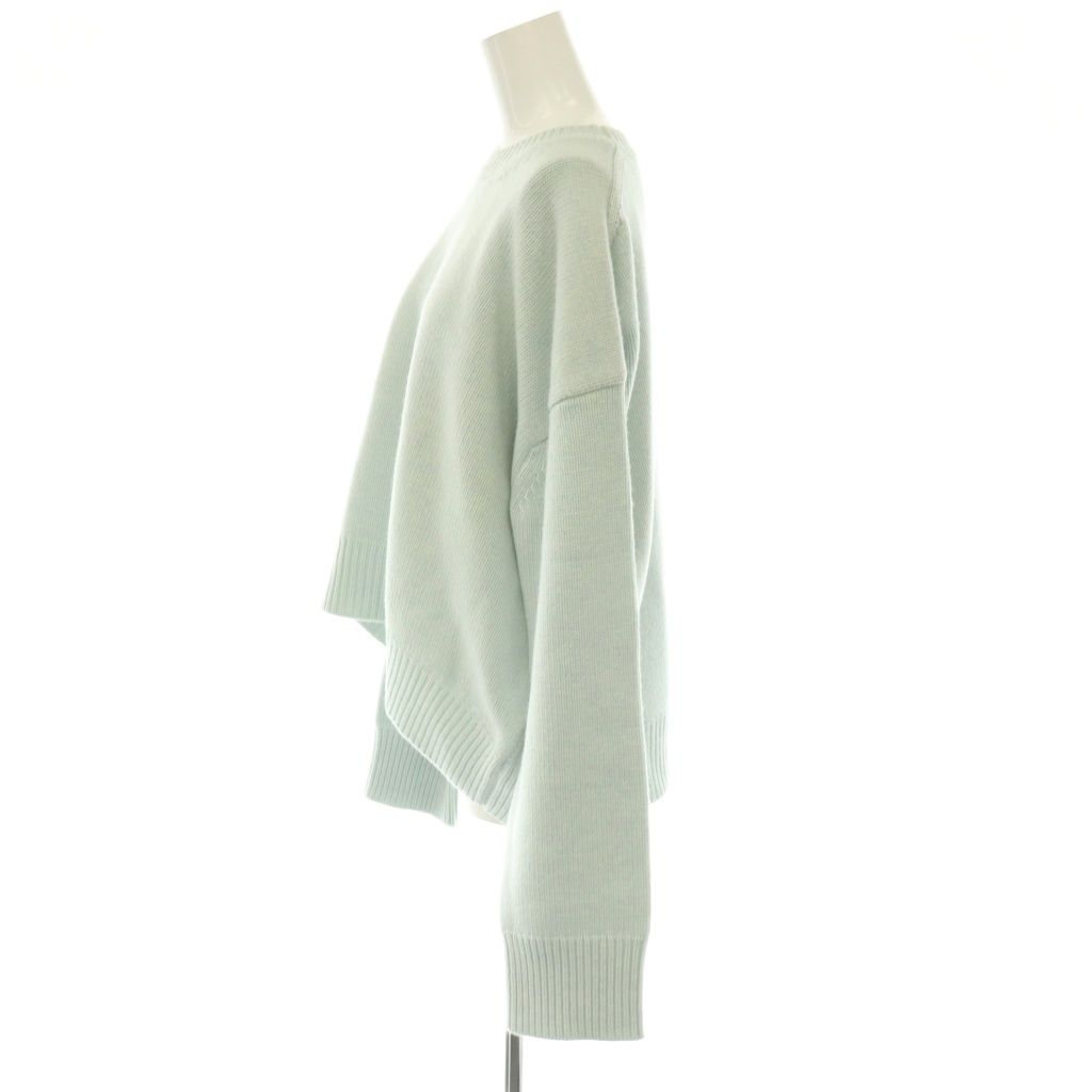 Celine Phoebe Philo Era Cashmere Blend Chunky Knit Sweater S Mint Blue ES — view 3