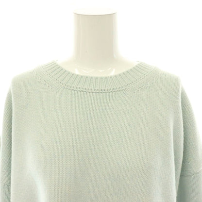Celine Phoebe Philo Era Cashmere Blend Chunky Knit Sweater S Mint Blue ES — view 4