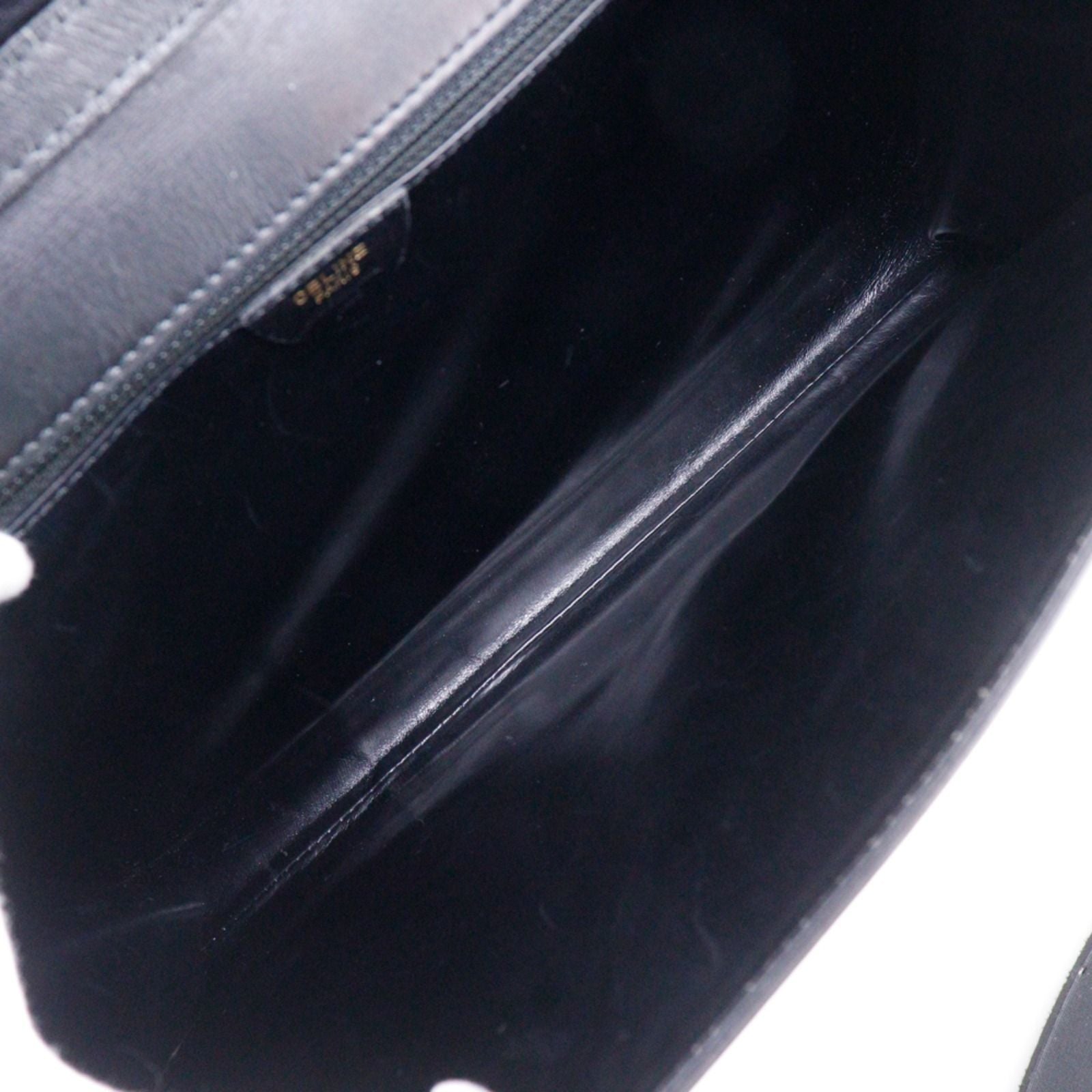 Celine 2-Way Clutch Vintage Calf Black — view 5