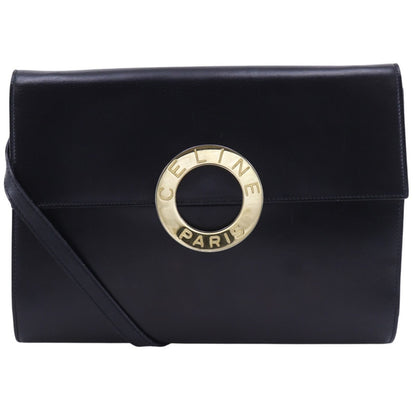 Celine 2-Way Clutch Vintage Calf Black