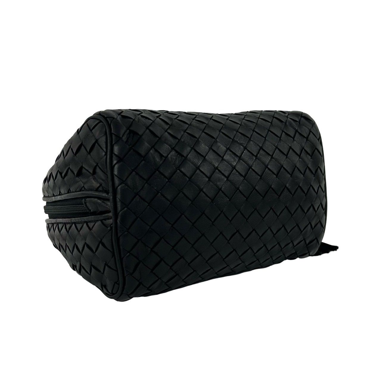 Bottega Veneta Intrecciato Leather 2-Way Mini Shoulder Bag Black — view 7