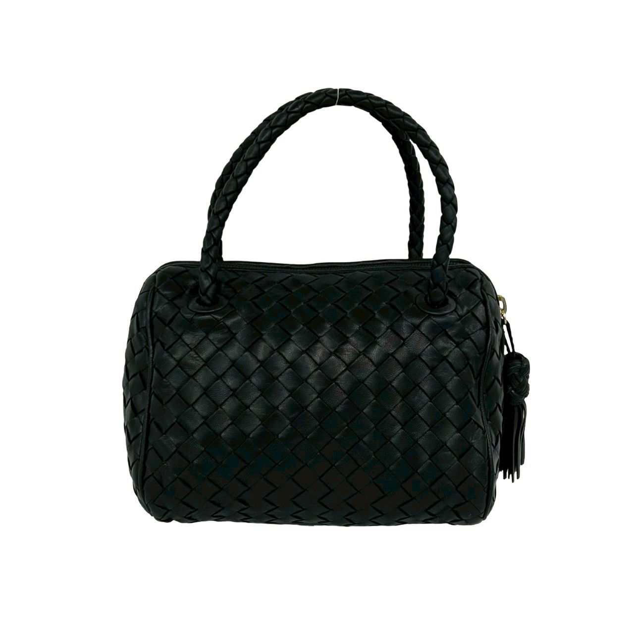 Bottega Veneta Intrecciato Leather 2-Way Mini Shoulder Bag Black — view 3