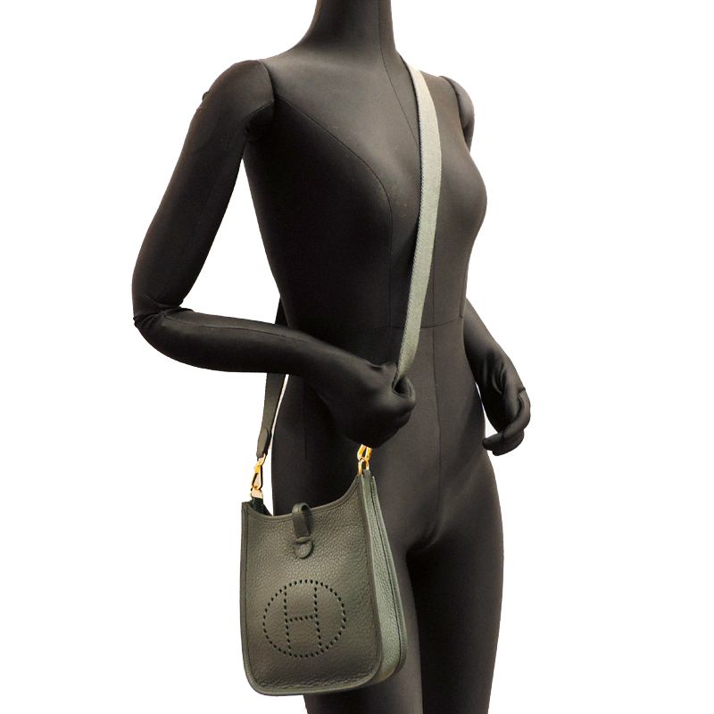 Hermes Shoulder Bag Green — view 6