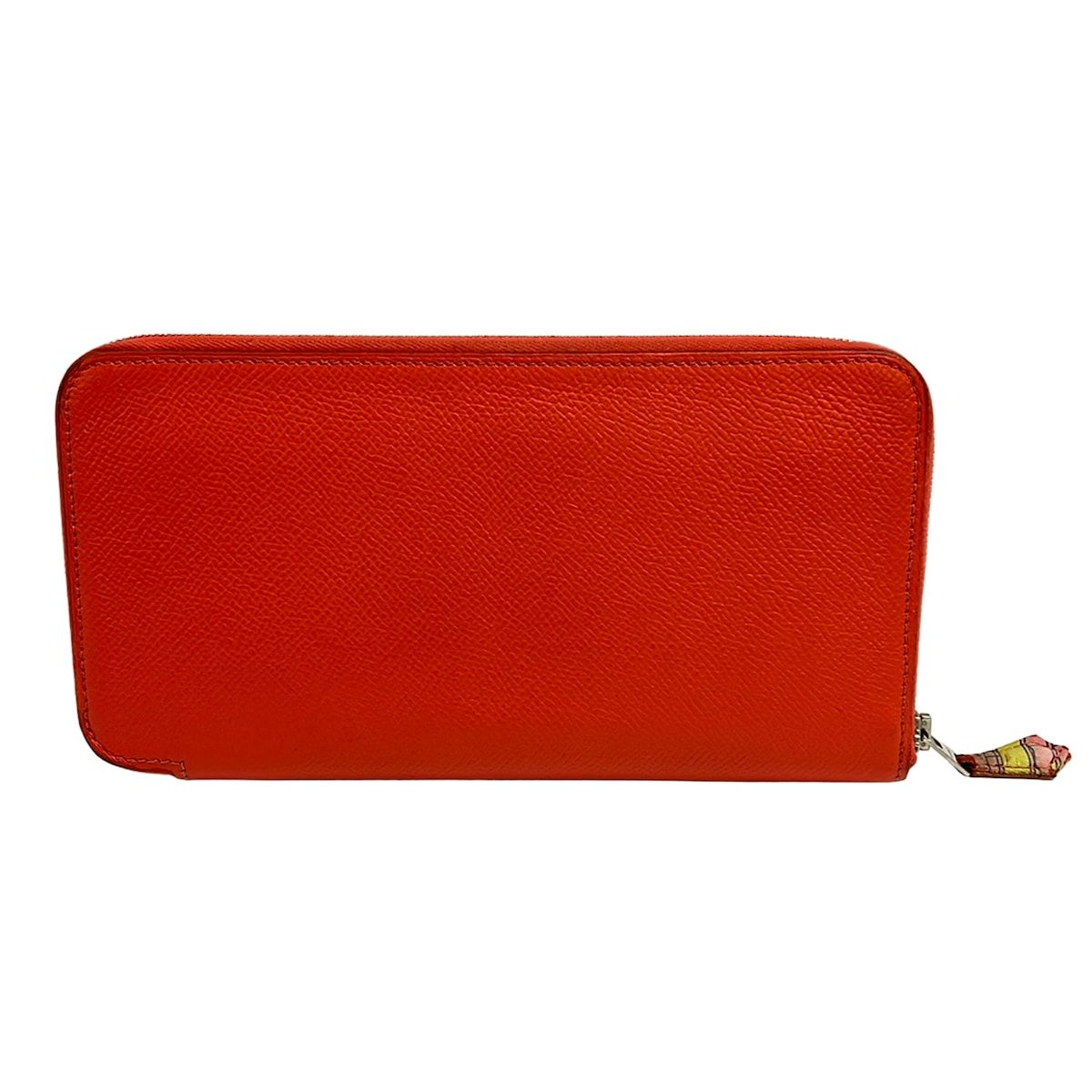 Hermes Wallet Azap Long Silk in Rose Gyople Zip Around