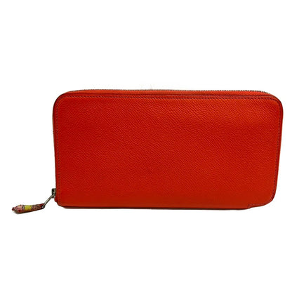 Hermes Wallet Azap Long Silk in Rose Gyople Zip Around — view 2