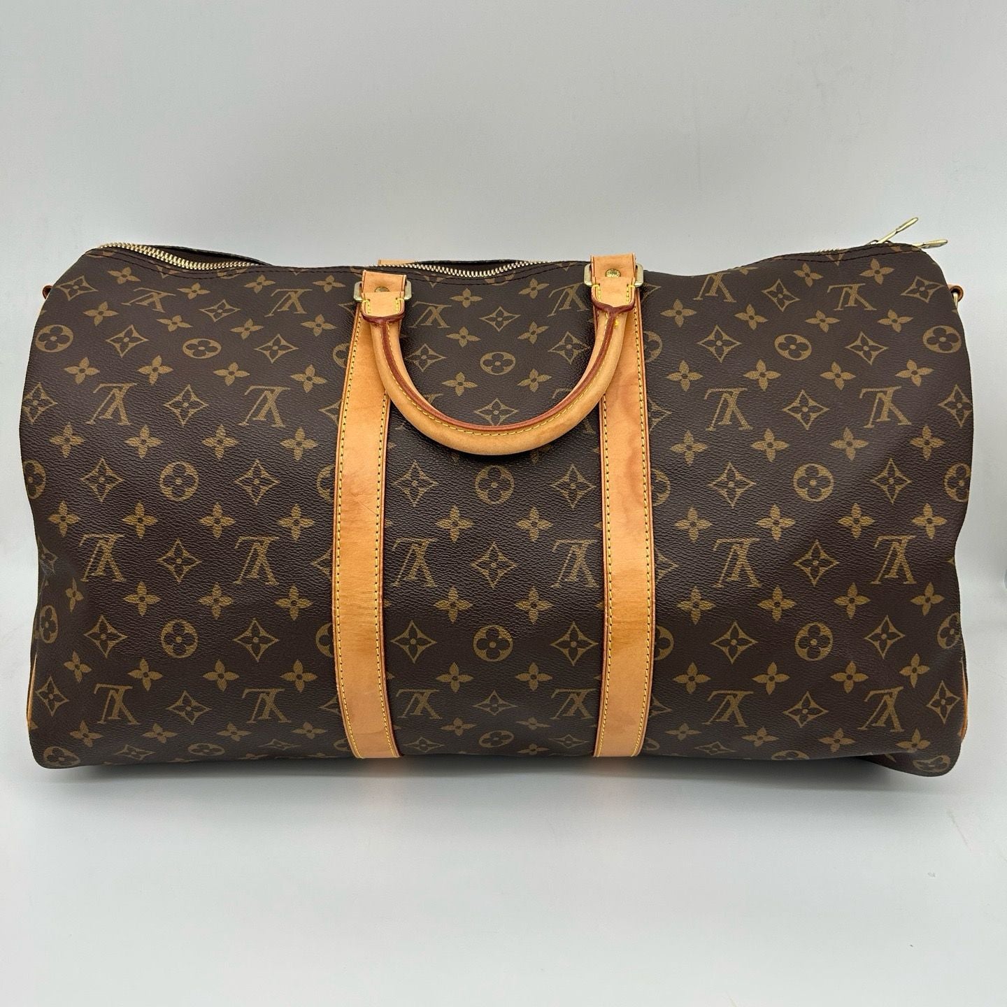 Louis Vuitton Keepall 50 Boston Bag Brown 50